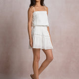 Crochet Trim Thin Strap Dress