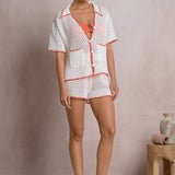 Crochet Button Down Top