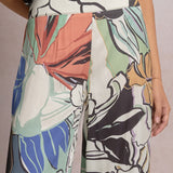 Satin Floral Pant
