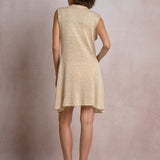 Sleeveless Front Tie Cover Up