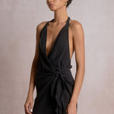 Halter Wrap Dress