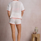 Crochet Button Down Top