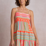 Printed Tiered Dress