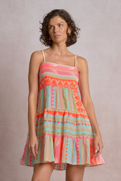 Printed Tiered Dress