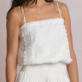 Crochet Trim Thin Strap Dress