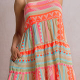 Printed Tiered Dress