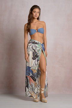Multi Floral Printed Sarong