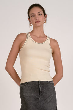 Tank Top With Stitching