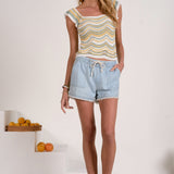 Knit Zig Zag Top