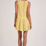 Flowy V Neck Baby Doll Mini Dress