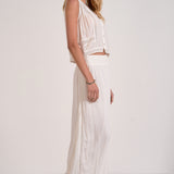 Sleeveless V Neck With Front Buttons