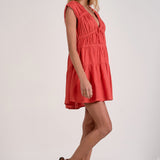 Tiered Cap Sleeve Dress
