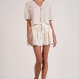 Eyelet Flowy Short