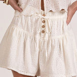 Eyelet Flowy Short