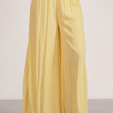Wide Leg Pant With Crochet Siding