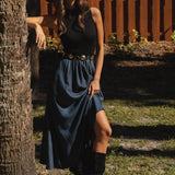 Sleeveless Mock Neck Dress