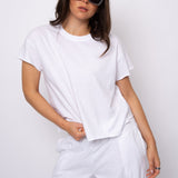 Boxy Tee - White, women's short sleeve top collection