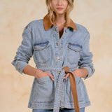 Collar Front Pocket Jacket