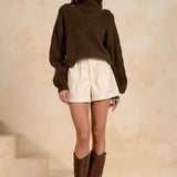 Layered Deep V Sweater