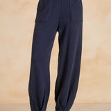 Knit Pant With Pleated Front Pockets