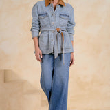 Collar Front Pocket Jacket