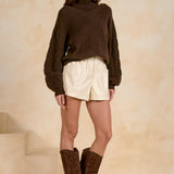 Layered Deep V Sweater