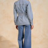 Collar Front Pocket Jacket