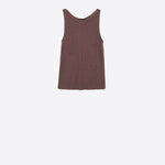 Ribbed Sleeveless Top - Brown, Women's Tops Collection