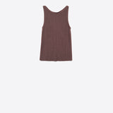 Ribbed Sleeveless Top - Brown, Women's Tops Collection