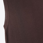 Ribbed Sleeveless Top - Brown, Women's Tops Collection
