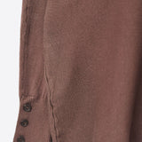 Round Neck Sweater With Sleeve Detail - brown, womens top collection 
