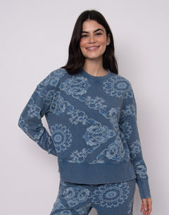 Paisley Crew Neck