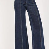 High Waisted Wide Leg Jean