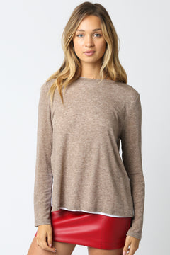 Layered Long Sleeve Top