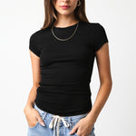 Basic Tee - black, womens t shirt collection 