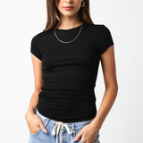 Basic Tee - black, womens t shirt collection 