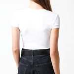 Basic Tee - white, womens t shirt collection 
