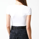 Basic Tee - white, womens t shirt collection 