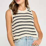 Stripe Knit Top