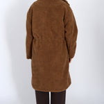 Long Sherpa Jacket - camel, womens jacket collection