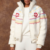 Printed Zip Jacket - snow, womens jacket collection