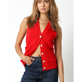 Long Knit Vest