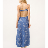 Floral Embroidered Midi Dress