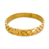 Thin Geometric Bangle