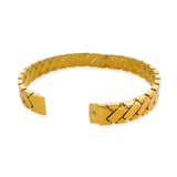 Thin Geometric Bangle