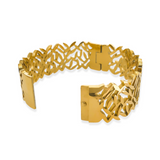 Wide Vine Pattern Bracelet