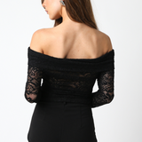Lace Off Shoulder Top