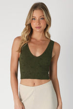 Lace V Neck Tank