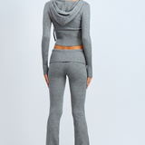Sweater Hoodie With Long Pant Set