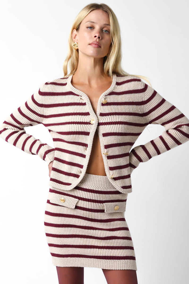 Striped Cardigan